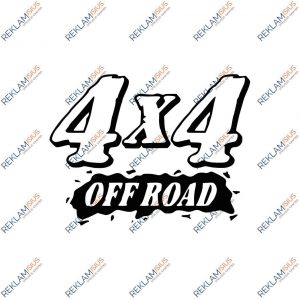 Automobilio lipdukas “4x4 OFF ROAD”