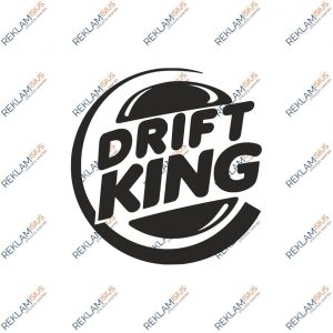 Automobilio lipdukas “Drift king”