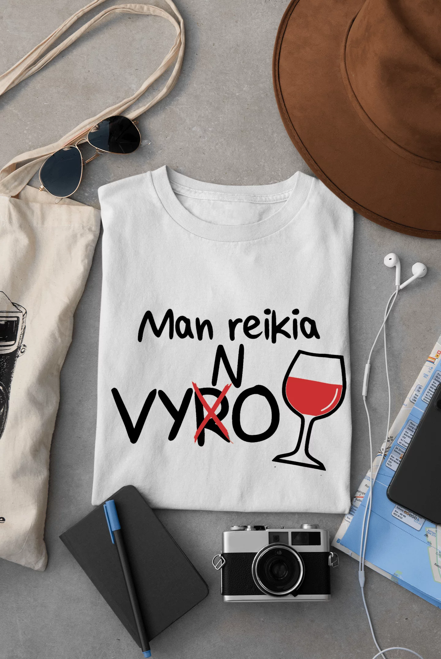 Moteriški marškinėliai "Man reikia VY*O"