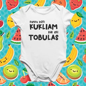 Kūdikių smėlinukas "SUNKU BŪTI KUKLIAM, KAI ESI TOBULAS"