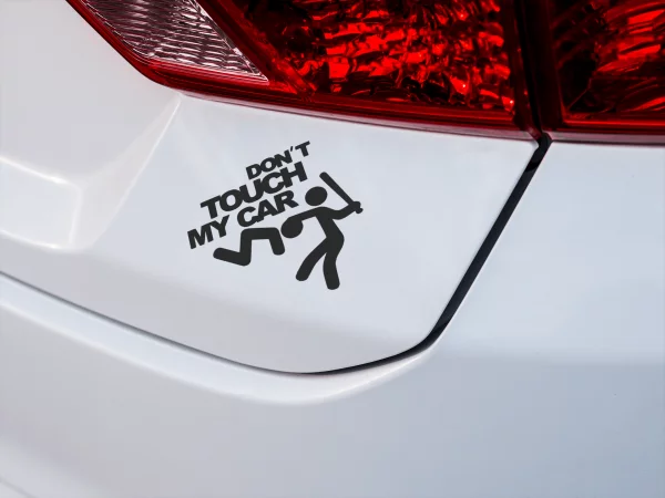 Automobilio lipdukas “Don't touch my car”