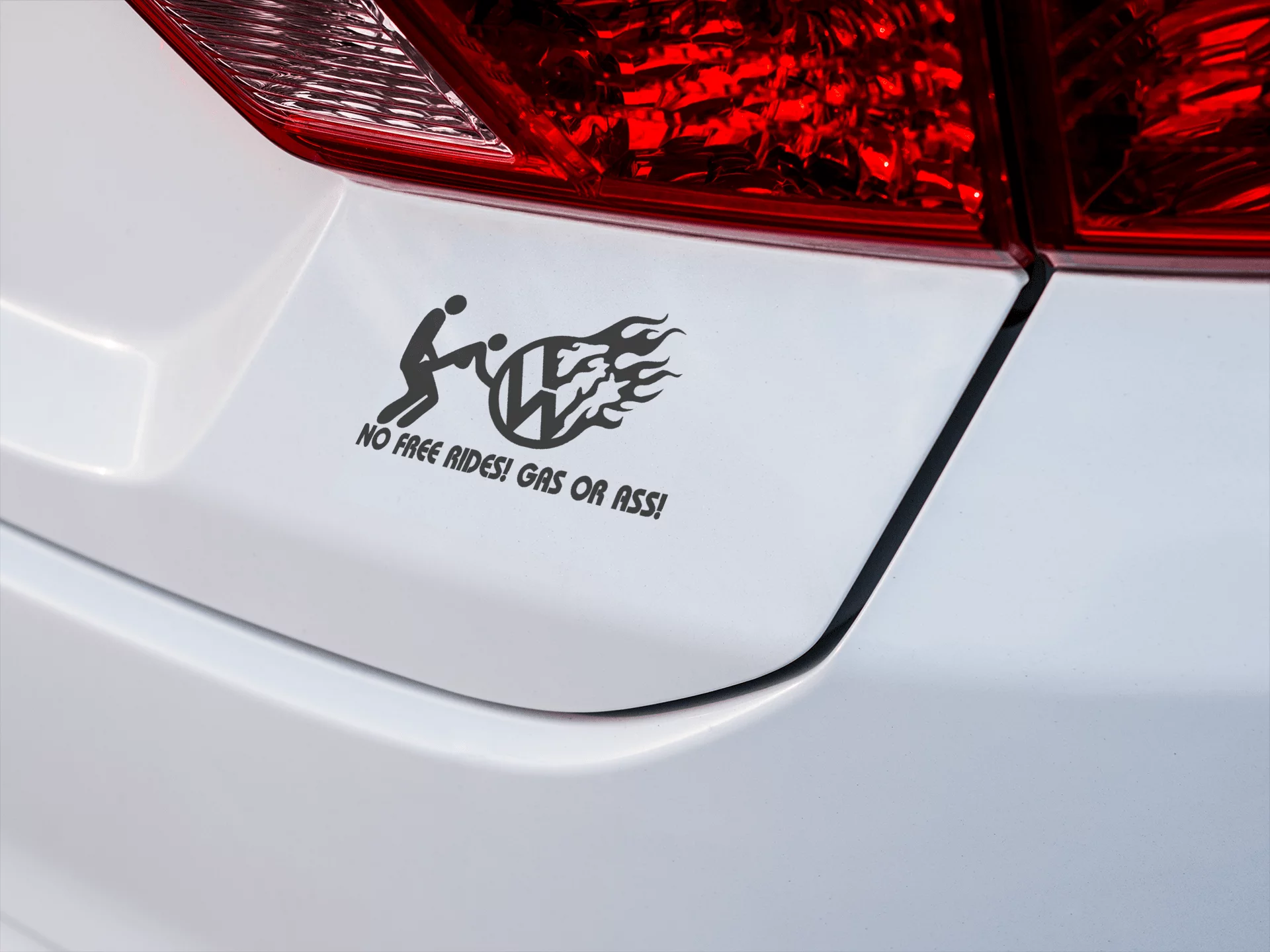 Automobilio lipdukas “Gas or Ass”