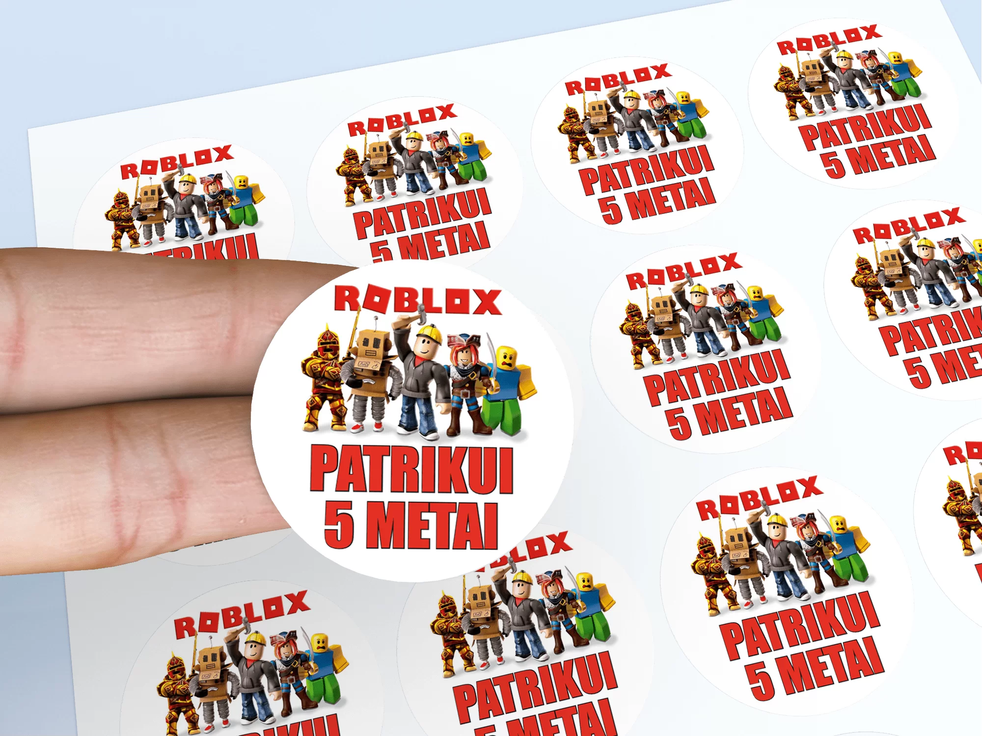 Roblox Gimtadienio lipdukai